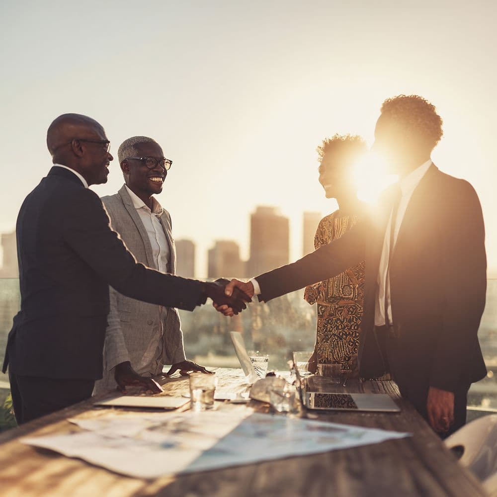 A full cohort at a Sovereign Man Academy programme milestone